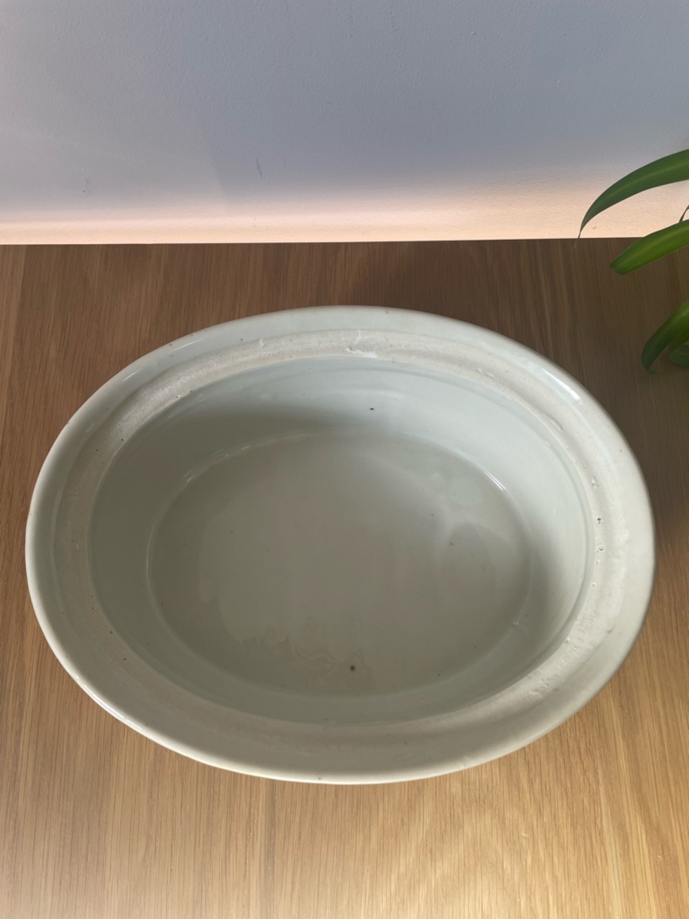 Rare Vintage Ceramic Blue Chinese Water Buffalo Ox Lidded Casserole Dish Tureen - Picture 9 of 14